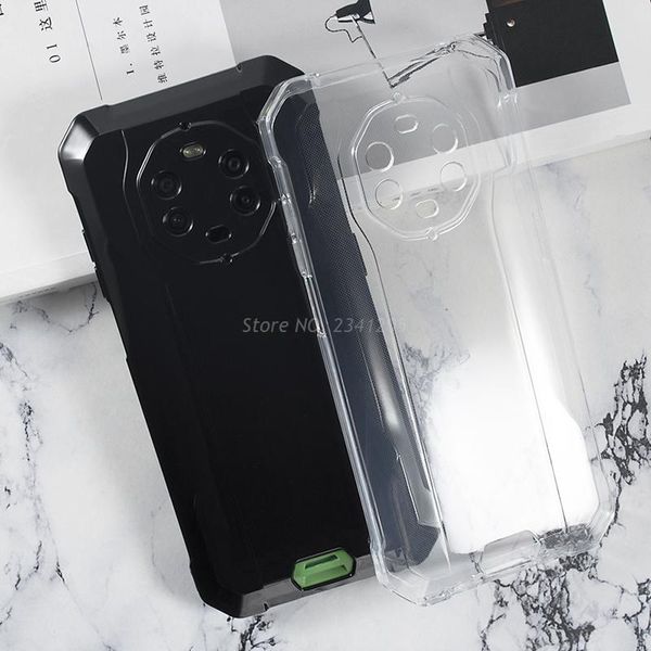 Capa de telefone transparente para Blackview BL8800 CASE Silicone Black TPU Capa TPU para Blackview BL8800 Smartphone Funda Coque