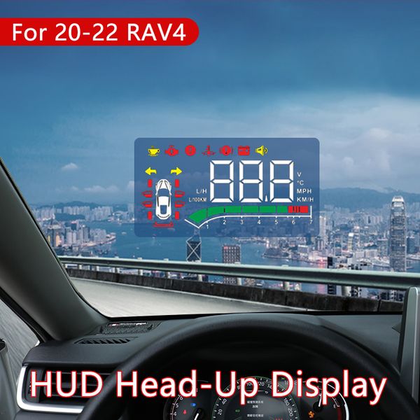 Car Head Up Display HUD für Toyota RAV4 2020 2021 2022 Safer Fahren versteckter Projektor Windschutzscheibe Auto Styling Innenzubehör