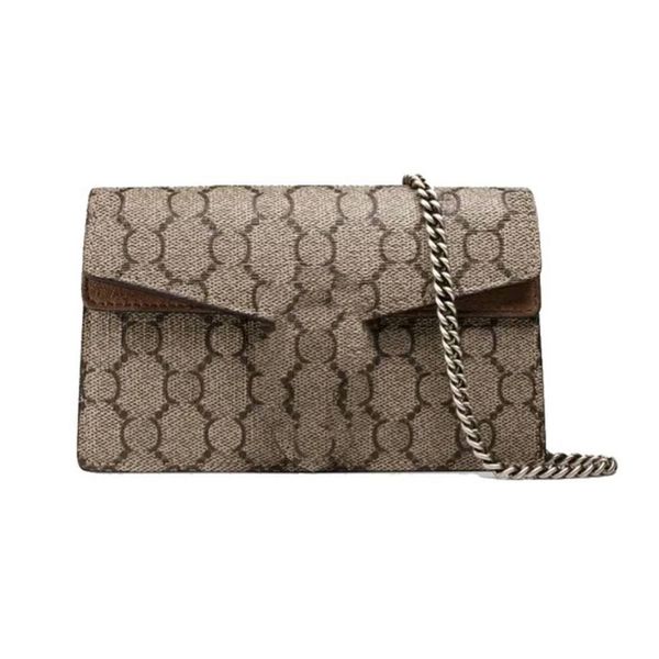 Top Designer Bag Bag Snake Snake Chain Strap Fashion Fashion Bolsa Bolsa de embreagem Designer de luxo Mini bolsas de carteira feminina carteira de couro