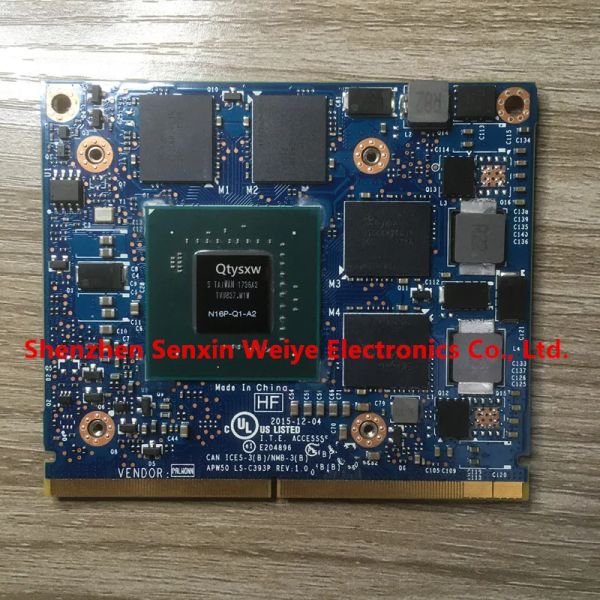 Scheda madre 1pcs 100% nuovo di zecca per Dell M4800 M7510 M7520 HP ZBook15 17 G3 M1000M 2 GB Video VGA Scheda grafica N16PQ1A2