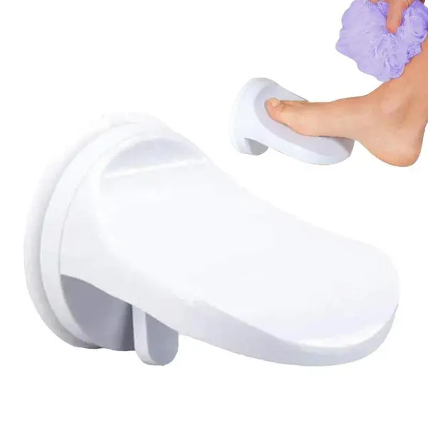 Tappeti da bagno doccia piede a poggiapiedi di aspirazione per la rasatura delle gambe gamba porta impugna di pedicure senza trapano portatore di stoccaggio sicuro