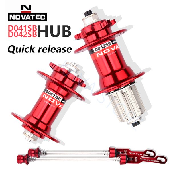 Novatec Hub D041SB D042SB Mountain Bike Disc Card Brake 28/32/36 Löcher Mtb Road Fahrrad 36H Hubs 8/9/10/11/12 Geschwindigkeit