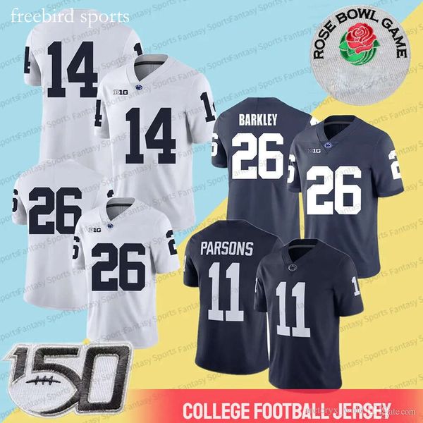 88 Jersey Saquon Barkley Gesicki 9 Trace McSorley 11 Micah Parsons Kaytron Allen Clifford 5 Jahan Dotson Penn State Football Mens Maglie 150 ° Patch No Nome S 10th