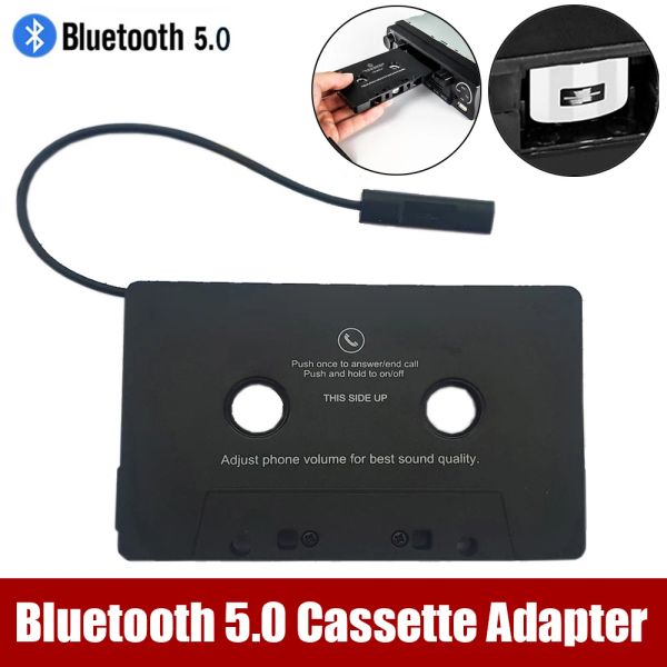 Игроки Universal Bluetooth 5.0 конвертер Car Tail Care Car Car Mp3/SBC/AAC стереоплеера Aux Music Audio Adapter с микрофоном