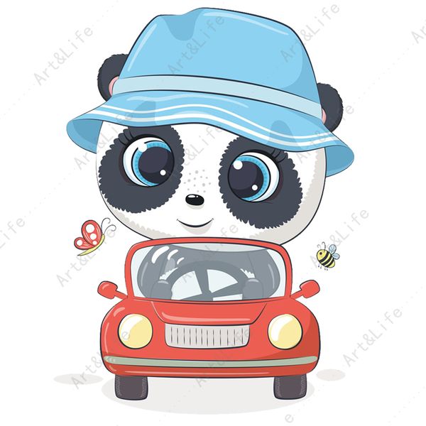 Nuovo Metal Colar Dies Animali carini e stencil degli autobus per la creazione di album di scrapbooking in goffi taglio muore adorabile baby panda elefante