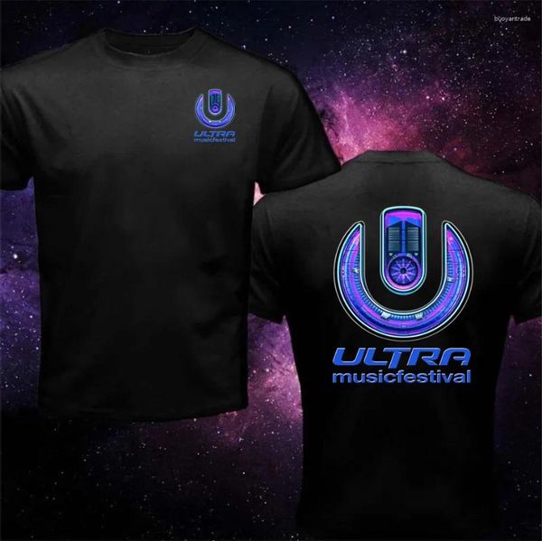 Camisetas masculinas Mens 3d camiseta Ultra Music Festival Camise