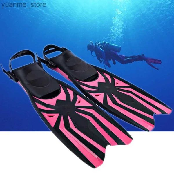 Tauchzubehör Professionelle Tauch -Taucher -Tauchgeräte Einstellbare Tauchflossen Flip Cover Herren und Damen Swimming Pool Training Set Y240410