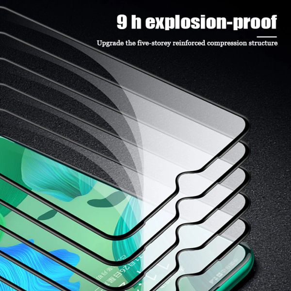 3pcs Защитное стекло для Huawei P20 Pro P10 Lite Plus Protecter Glass P30 P40 Lite e P Smart 2019 Treamded Glass