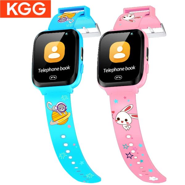 Relógios infantis jogos de jogo inteligente com 1 GB SD Card 2G CHAMADA MUSICA PLAYLL FLHLGLOUT 6 jogos Smartwatch Relógio Infantil garotos Presentes de meninas