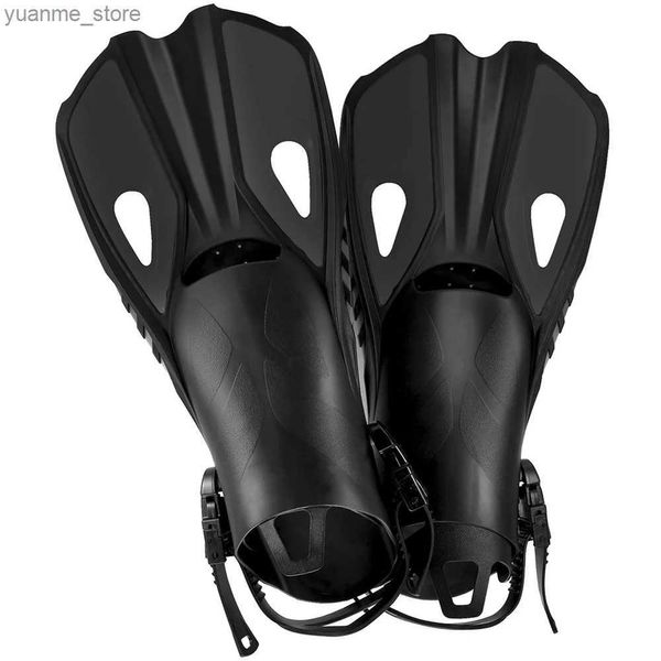 Acessórios de mergulho Fil de nadação inflável Flip Short Sapatos de sapo de pato NET SILICONE AJUSTÁVEL TAMANHO DE VIIL