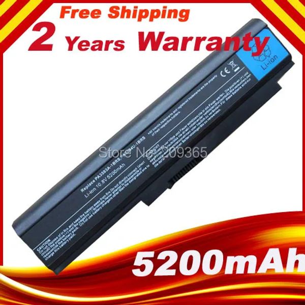 Batterie per laptop batterie per Toshiba Satellite U300 U305 PA3593U1BRS PA3594U1BAS, PA3594U1BRS PABAS110, PABAS111