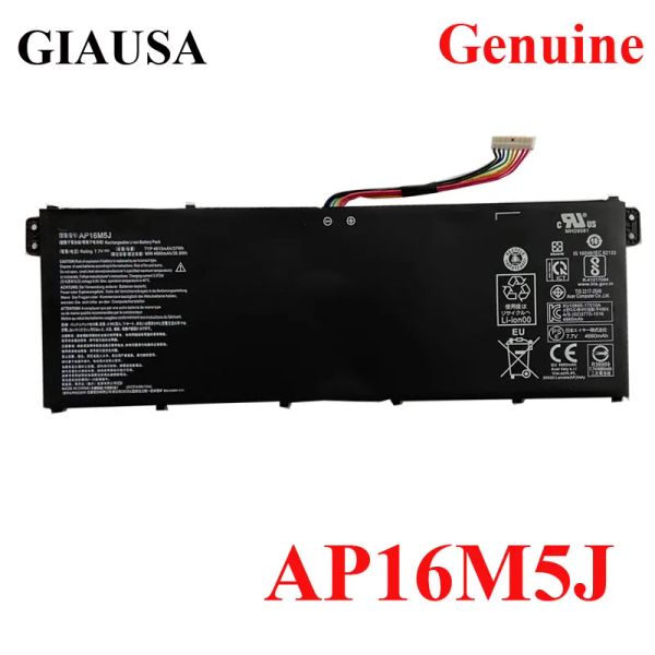 Batterien Echte AP16M5J Laptop -Batterie für Acer Aspire 1 A11431 für Aspire 3 A31521 A31551 A51551 A315 KT.00205.004