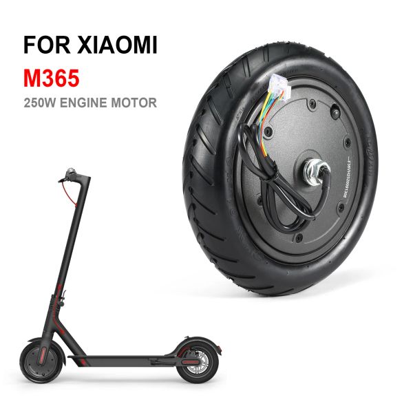 250W 36 V 350W Motor Motorrad für Xiaomi M365 Electric Scooter Wheel Anti-Skid-Reifen-Ersatzteilzubehör 2022