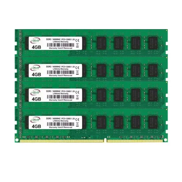 RAMS 4PCS DDR3 4GB 8GB 1333 1600MHz PC3 12800 Memória da área de trabalho do computador RAM PC2 DDR2 667 800MHz DDR4 4GB 8GB 2400 2666MHz