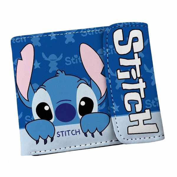 Горячие продажи Carto Stitch кошелек красивый кожи кожи PU для девочек Z72O#