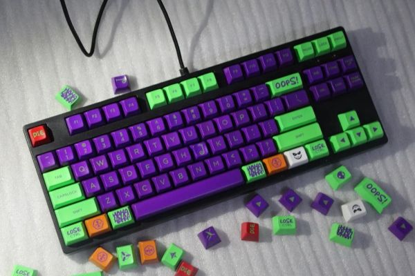 Accessori 1 set gmk mecha01 keycaps tema sa profilo keycap twocolor stampting glassa tappi tasti di glassa non materiale non SP