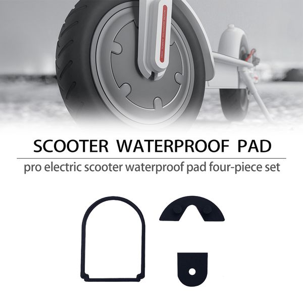 3pcs wasserdichte Silikon -Skateboardpolster für Xiaomi M365 Pro Elektrische Roller Mijia Kickscooter Ersatzzubehör Teile