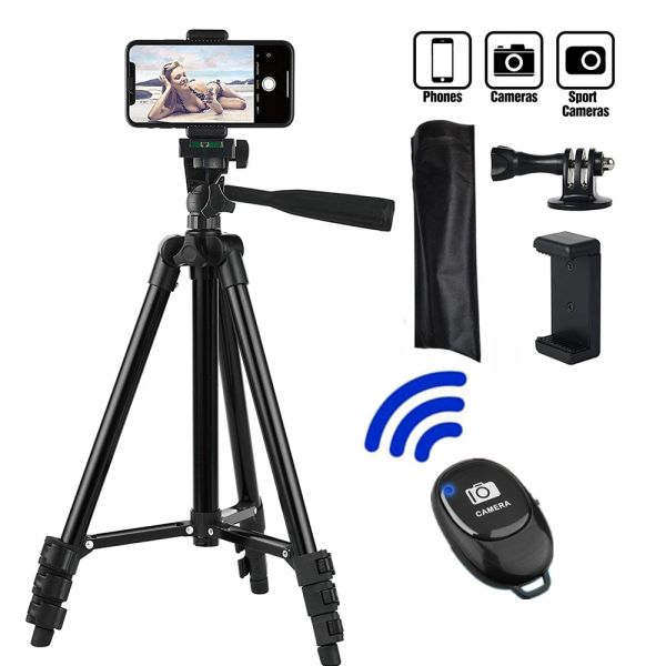 Tripods Smartphone Tripod Tripé do celular para tripé de telefone para Mobile Tripie para celular portátil Stand Stand Selfie Picture