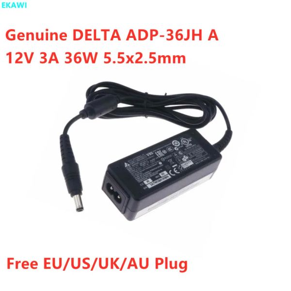 Adapter Genuine Delta ADP36JH A 12V 3A 36W 5,5x2,5 mm ADP36JH B ADP36EH C AC -Adapter für Monitor -Laptop -Stromversorgungsladegeräte