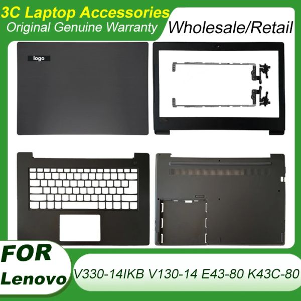 Frame NOVITÀ PER LENOVO V33014IKB V13014 E4380 K43C80 Custodia per laptop Copertina posteriore LCD/cornice anteriore/Palmrest/Custodia inferiore