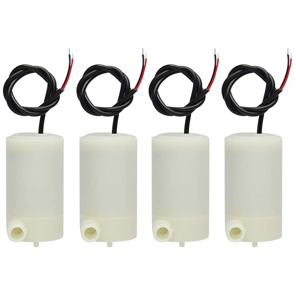 4 PCS DC 3 V 5 V Micro-submersível Mini Bomba de água Tanques de peixes Aquário do aquário