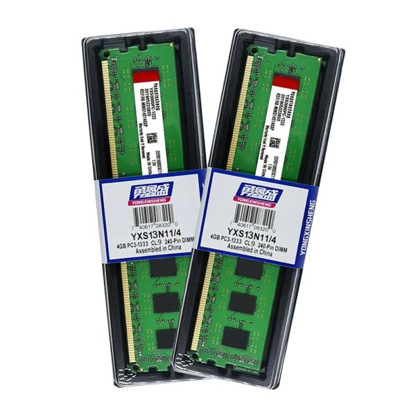 RAMS 8GB 2 x 4 GB PC38500 Desktop DDR3 RAM 1066 MHz 240pin Dimm Memoria 1,5 V Tensione Intel e AMD sono compatibili