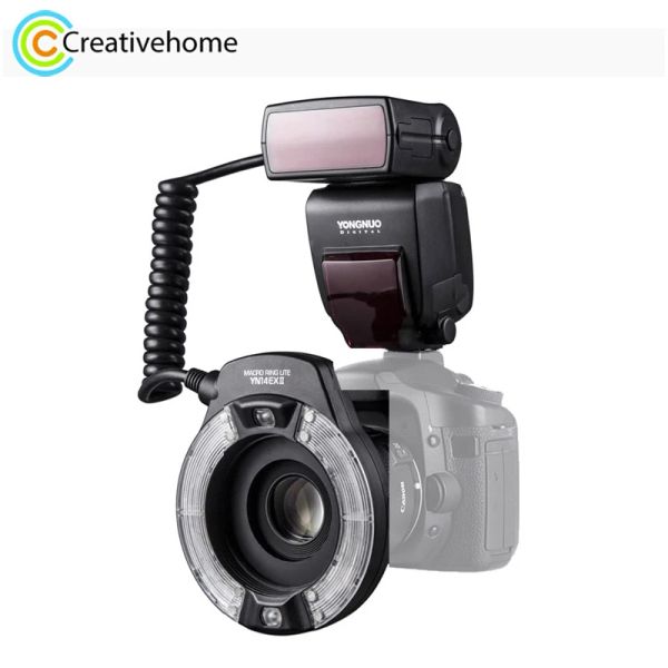 Accessori Yongnuo Professional TTL RO Ring Flash Flash Speedlite Light per fotocamere canon