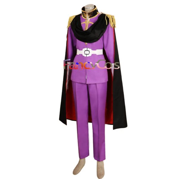 Anime Gundam The Origin Kycilia Zabi Costume uniforme Cosplay Anime Japanese Made Made Halloween