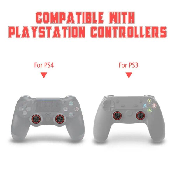 Hot 4/10pcs Thumb Stick Grip Caps Nicht-Schlupf Silicon Analog Joystick Thumbstick für PS3 PS4 PS5 Xbox One Xbox 360 Game Controller