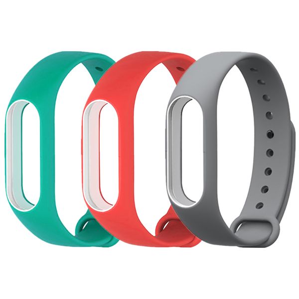 Cinghia da polso opzionale a più colori per Xiaomi Mi Band 2, comodo da indossare, accessori traspiranti per orologi intelligenti