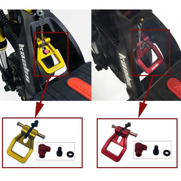 Alavanca de conjunto dobrável com parafusos de parafuso de junta parafusos de remoção do corpo Busques trava para Kaabo Wolf Warrior II King 11 polegada Scooter elétrico