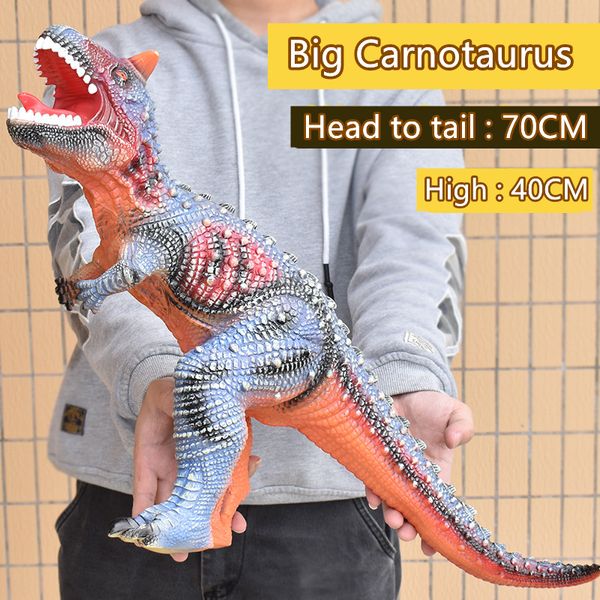 Big Size Dinosaur Model Toy Toy Jurassic Worlds Park Dinosaur Toys Tyrannosaurus rex Soft Puppets Velociraptor Shark para crianças