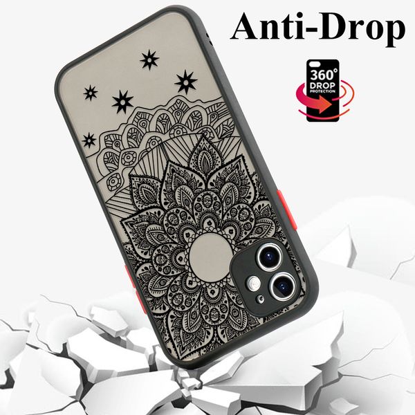 Mandala Dreamcatcher Shockper -защитник телефона для Samsung S23 Ultra S22 Plus S21 S20 FE S9 S8 S10 Примечание 20 Ultra 10 Plus Back Cover