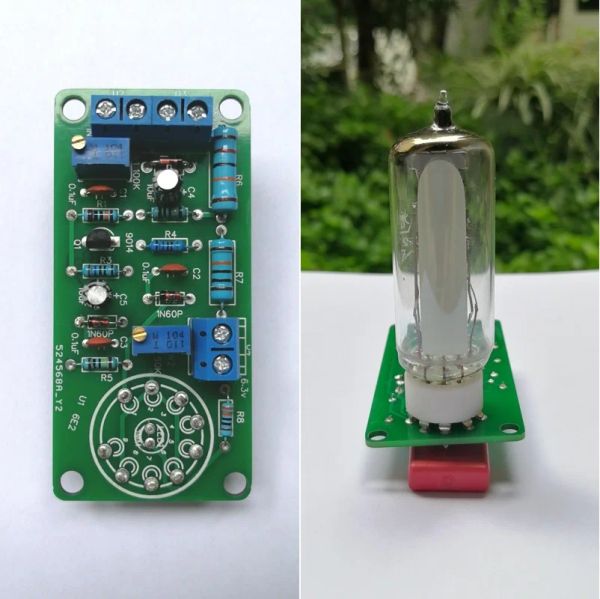 Radio 6e2 Tube Cat Eye Triver Board Audiospiegel Fluoreszenz Indikator Radio -Rohrverstärker Volumenanzeige Gallenvorverstärker Vakuum