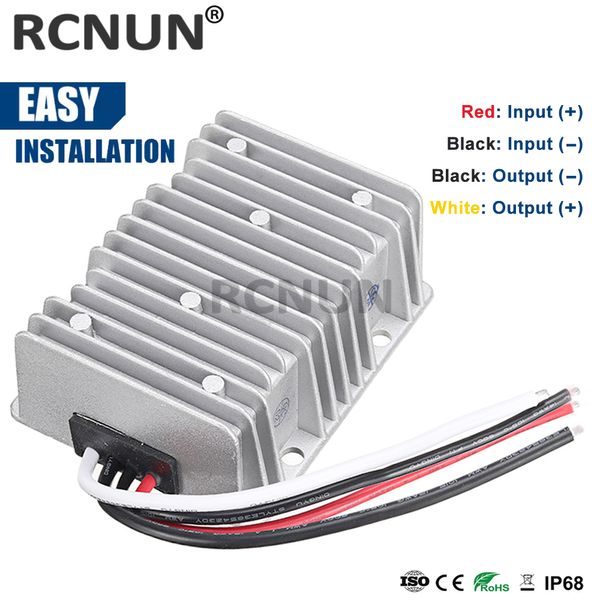 RCNUN 8-40V 14,6 V 13,8 V bis 12 V 25A 30A Automatisch Boost-Buck DC DC-Konverter 12 Volt Auto Netzteilspannung Stabilisator CE ROHS