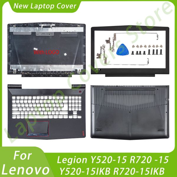 Случаи ЖКД задняя крышка для Lenovo Legion Y52015 R72015 Y52015IKB R72015IKB Передняя рамка Palmrest.