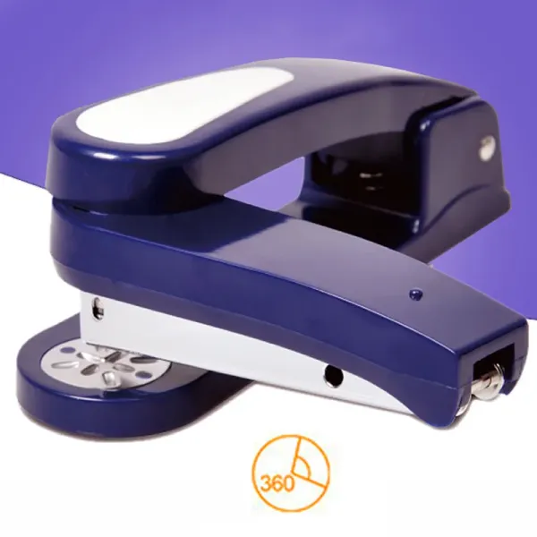 Stapler 360 Rotatable Stapleler de serviço pesado Máquina de fabricação sem esforço Staples Long School Office Boleting Supplies -Staplers Papelary