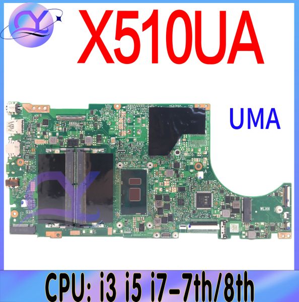 Материнская плата X510UNR Манитер для ASUS X510UF X510UA X510UQ S5100UR S5100U Материнская плата ноутбука I3 I5 I76th/7th 930MX/940MX/MX150 100% тест