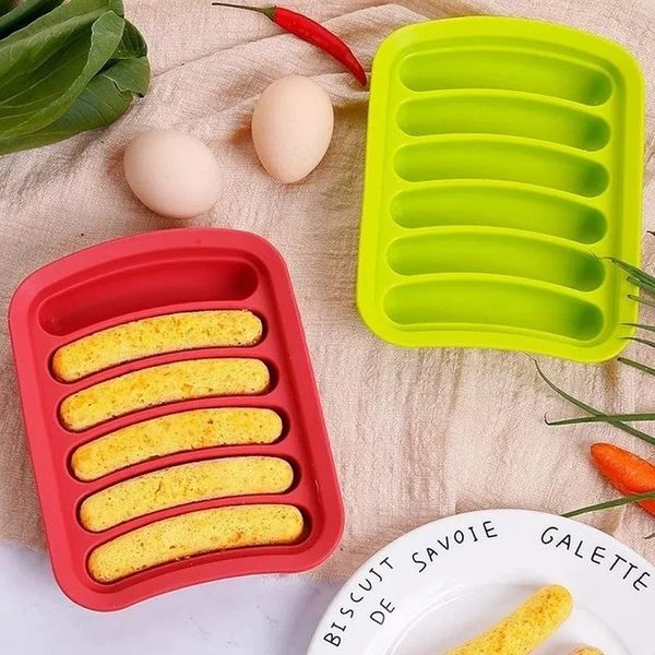 Silicone Hot Dog Salsicha Mold Ham Salsicha Molde