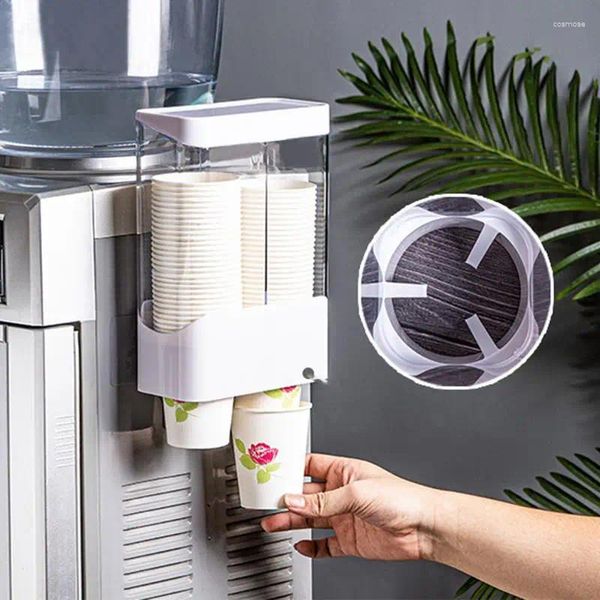 Dispensador de sabão líquido Copo de banheiro copo de cilindro duplo extrator montado na parede sem suporte de papel sem suporte para banho