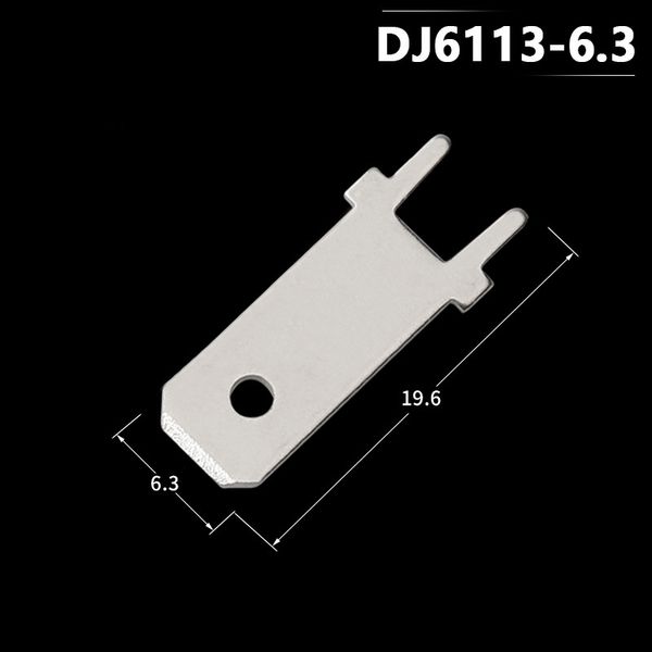 50pcs/100pcs 6.3 verlängerte Leiterplatteneinsatz 6.3mm Lötanlöttermine PCB Lötmittel Einsätze PCB -Schweißblatt