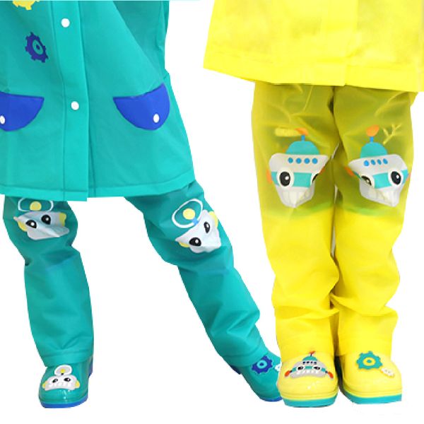 Pantaloni da pioggia impermeabile per bambini gambe gambe gambe arcobaleno per bambini infantil abbigliamento da pioggia copertura per bambini pantaloni a prova di pioggia