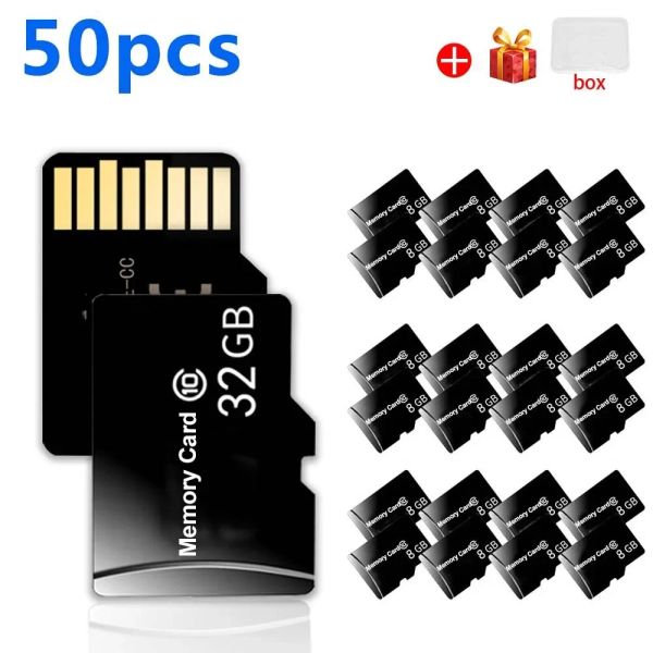 Carte 50pcs/lotto Mini scheda di memoria Mini SD da 128 GB Originale da 128 GB 4 GB 64 GB ad alta velocità 16 GB 32GB 4 GB TF Flash Flash Scheda TF TF ad alta velocità