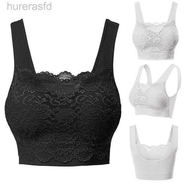 Bras Womens Бесплатная кружевная лифчика с передней кружевной крышкой спортивной лифчи