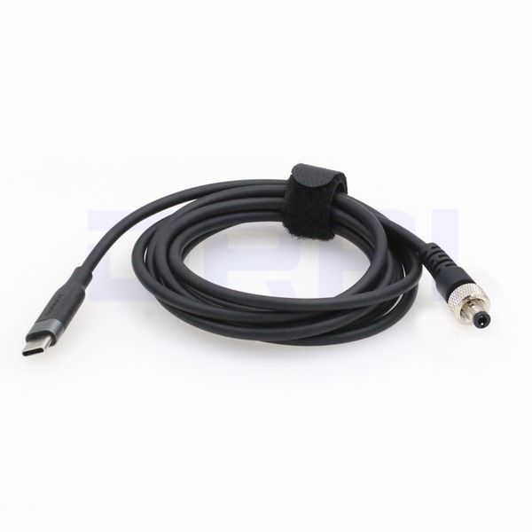 Bloqueio de 5,5 x2,1 mm DC para USB-C Cabo de alimentação PD 12V para atomos ninja v monitor/ zwo asi câmeras resfriadas