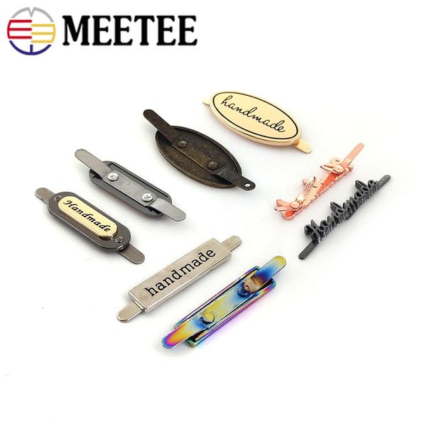 10/20pcs 35/36/40mm Beutel Etiketten Tag Handgemachte Handversand Dekorative Schnallen Schließe für Geldbörse Metallschnalle DIY -Nähzubehör