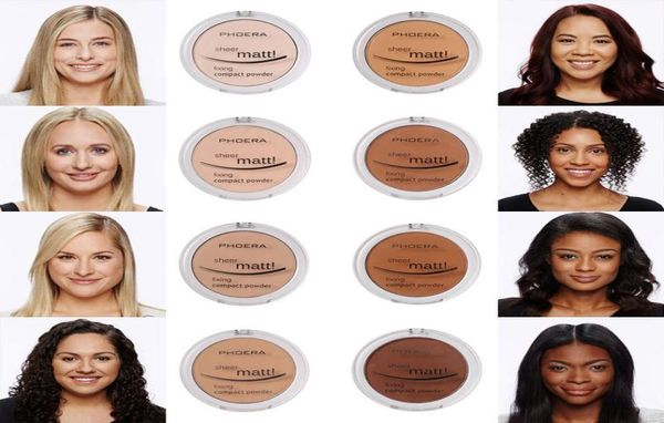 Women Foundation 8 Farben 1 pc Gesichtspulver Concealer Mattes Perle Finishing gepresst 50 g Alle Hauttypen Professional9075405