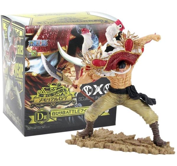 One Piece Edward Newgate Figura Anime Figura One peça Edward Newgate Barba Branca Figura Modelo Colecionável Toy3931609