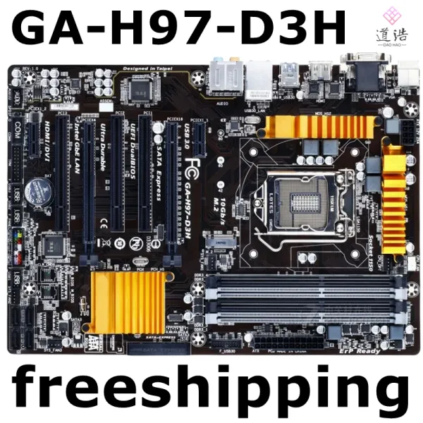 Scheda madre per gigabyte GAH97D3H Motherboard 32 GB LGA 1150 DDR3 ATX H97 Mainboard al 100% testata pienamente lavoro