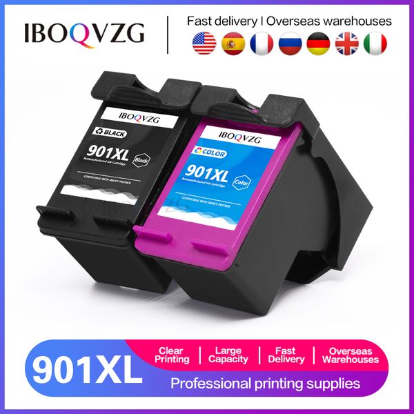 IBOQVZG Uyumlu 901XL Mürekkep Kartuşu Officejet 4500 J4500 J4540 J4550 J4580 J4640 J4680C J4660 4660 için değiştirme